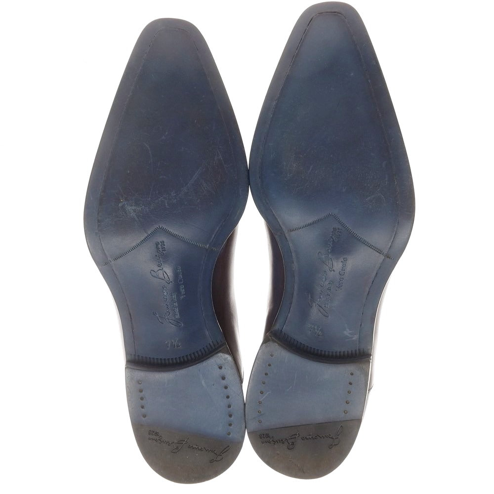 【中古】フランチェスコ ベニーニョ FRANCESCO BENIGNO サイドゴアブーツ ブルーxワイン【 7 1/2 】【 状態ランクA 】【 メンズ 】