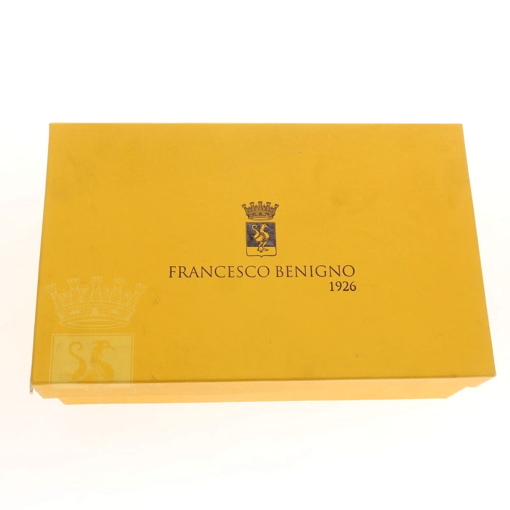 【中古】【未使用】フランチェスコ ベニーニョ FRANCESCO BENIGNO シングルモンク ドレスシューズ ダークネイビー【 7 1/2 】【 状態ランクS 】【 メンズ 】
