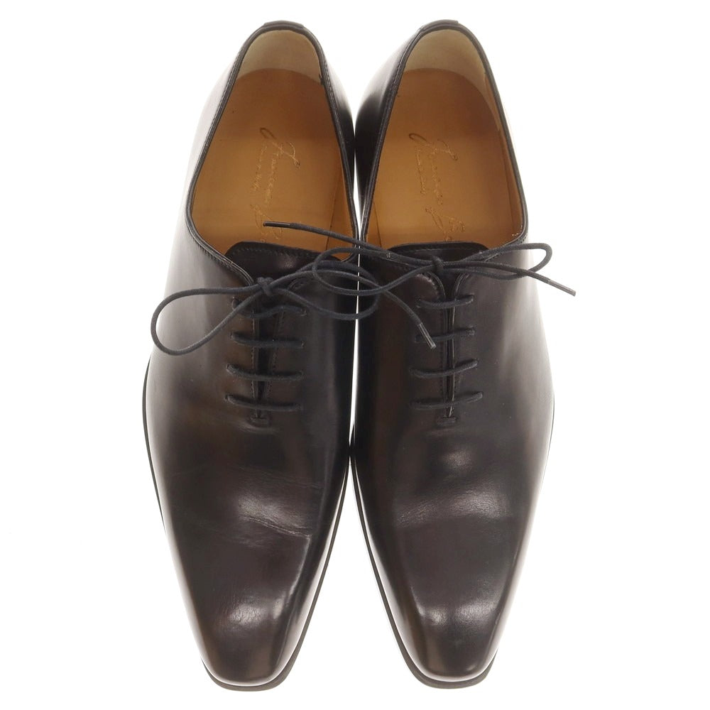 【中古】【未使用】フランチェスコ ベニーニョ FRANCESCO BENIGNO ホールカット ドレスシューズ ブラック【 7 】【 状態ランクS 】【 メンズ 】
