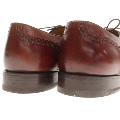 【中古】【未使用】フランチェスコ ベニーニョ FRANCESCO BENIGNO ウイングチップ ドレスシューズ ブラウン【 7 】【 状態ランクS 】【 メンズ 】