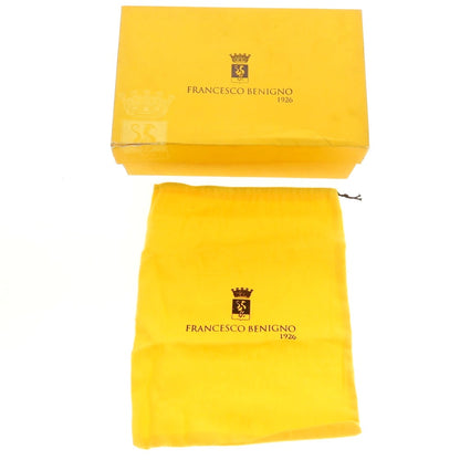 【中古】【未使用】フランチェスコ ベニーニョ FRANCESCO BENIGNO ウイングチップ シングルモンク ドレスシューズ ブラックネイビー【 7 】【 状態ランクS 】【 メンズ 】
