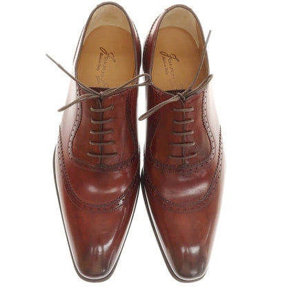 【中古】【未使用】フランチェスコ ベニーニョ FRANCESCO BENIGNO ドレスシューズ ブラウン【 7 1/2 】【 状態ランクS 】【 メンズ 】