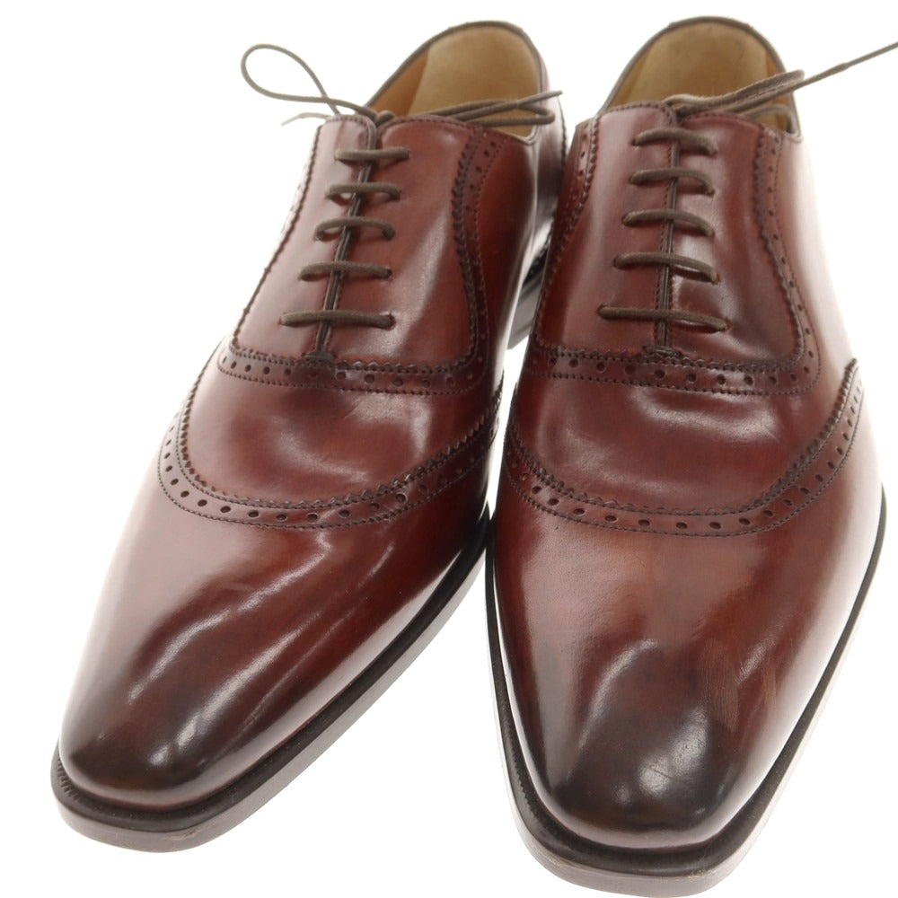 【中古】【未使用】フランチェスコ ベニーニョ FRANCESCO BENIGNO ドレスシューズ ブラウン【 7 1/2 】【 状態ランクS 】【 メンズ 】