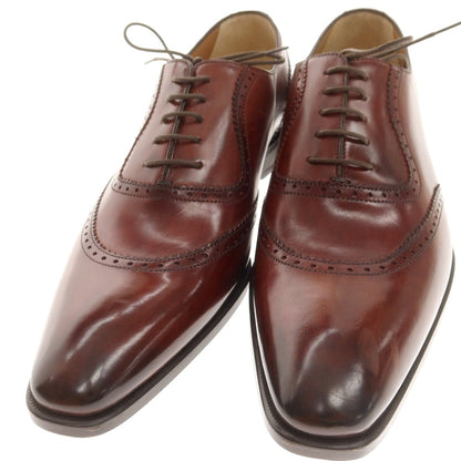 【中古】【未使用】フランチェスコ ベニーニョ FRANCESCO BENIGNO ドレスシューズ ブラウン【 7 1/2 】【 状態ランクS 】【 メンズ 】