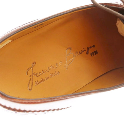 【中古】【未使用】フランチェスコ ベニーニョ FRANCESCO BENIGNO ドレスシューズ ブラウン【 7 1/2 】【 状態ランクS 】【 メンズ 】