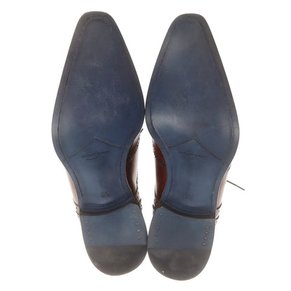 【中古】【未使用】フランチェスコ ベニーニョ FRANCESCO BENIGNO ウイングチップ ドレスシューズ ブラウン【 6 1/2 】【 状態ランクS 】【 メンズ 】