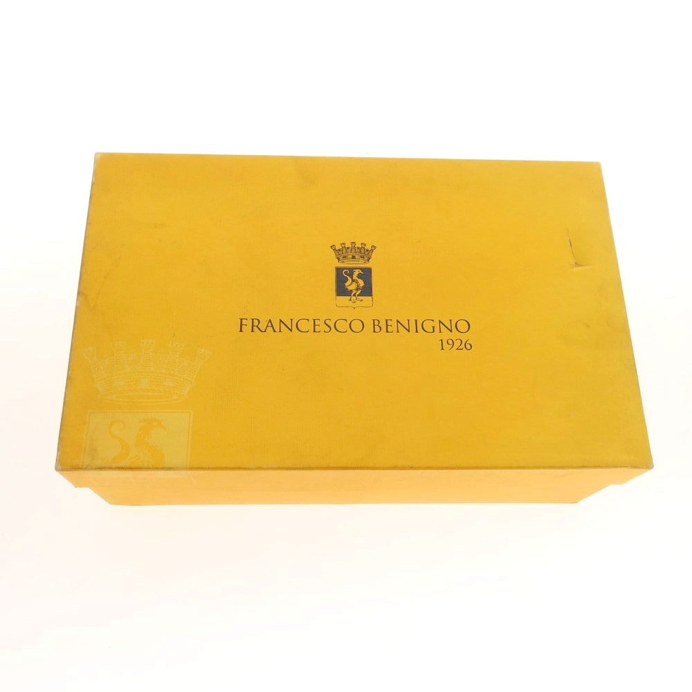 【中古】フランチェスコ ベニーニョ FRANCESCO BENIGNO ダブルモンク ドレスシューズ ネイビー【 7 】【 状態ランクA 】【 メンズ 】