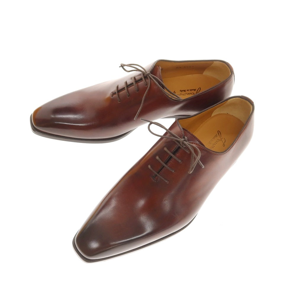【中古】【未使用】フランチェスコ ベニーニョ FRANCESCO BENIGNO ホールカット ドレスシューズ ブラウン【 6 1/2 】【 状態ランクS 】【 メンズ 】