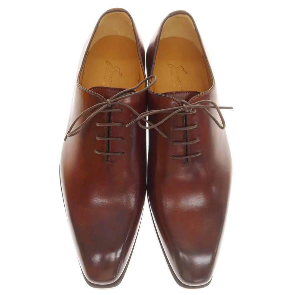 【中古】【未使用】フランチェスコ ベニーニョ FRANCESCO BENIGNO ホールカット ドレスシューズ ブラウン【 6 1/2 】【 状態ランクS 】【 メンズ 】