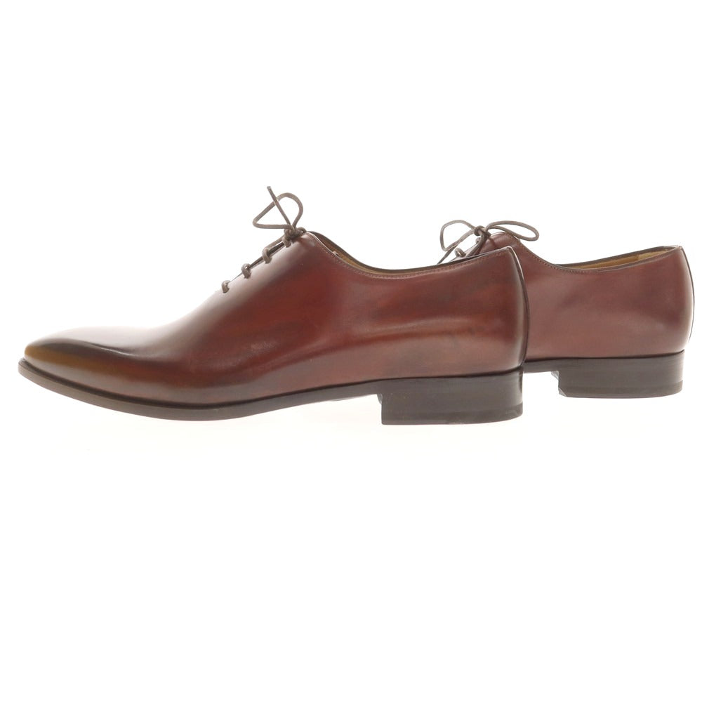 【中古】【未使用】フランチェスコ ベニーニョ FRANCESCO BENIGNO ホールカット ドレスシューズ ブラウン【 6 1/2 】【 状態ランクS 】【 メンズ 】