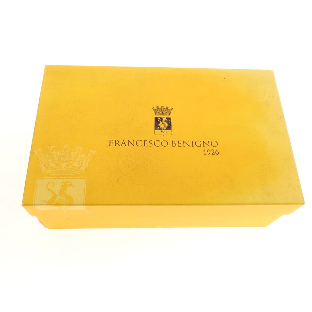 【中古】フランチェスコ ベニーニョ FRANCESCO BENIGNO シングルモンク ドレスシューズ ベージュxブラウン【 7 】【 状態ランクA 】【 メンズ 】