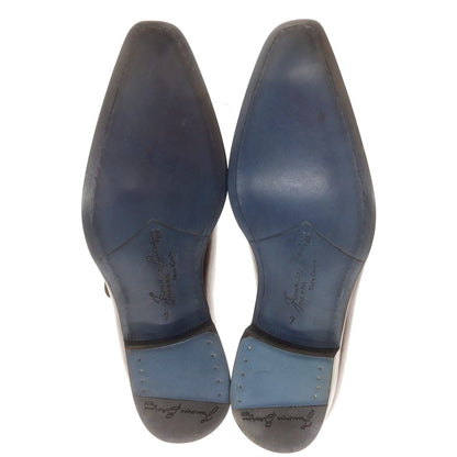 【中古】フランチェスコ ベニーニョ FRANCESCO BENIGNO シングルモンク ドレスシューズ ベージュxブラウン【 7 】【 状態ランクA 】【 メンズ 】