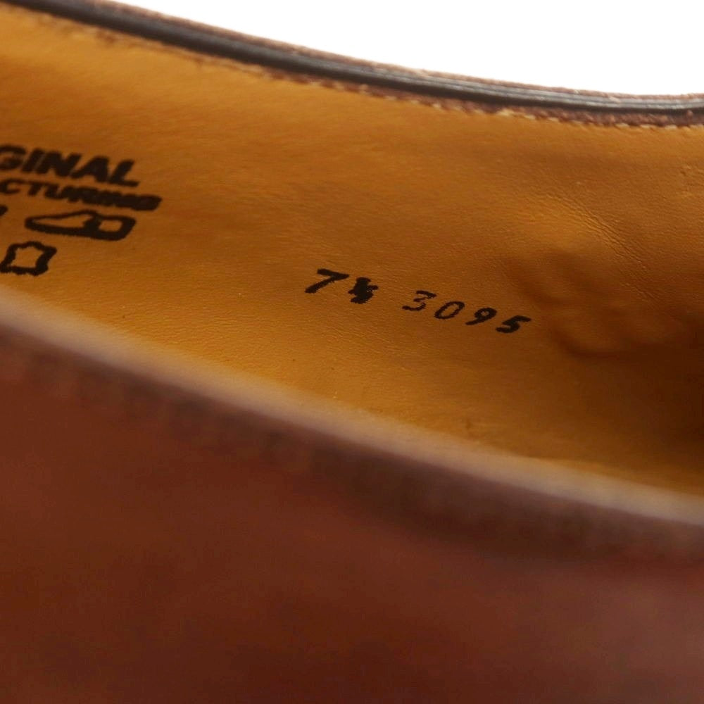 【中古】フランチェスコ ベニーニョ FRANCESCO BENIGNO シングルモンク ドレスシューズ ブラウン【 7 1/2 】【 状態ランクS 】【 メンズ 】
