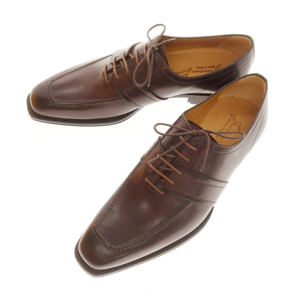 【中古】フランチェスコ ベニーニョ FRANCESCO BENIGNO Uチップ ドレスシューズ ダークブラウン【 7 】【 状態ランクA 】【 メンズ 】