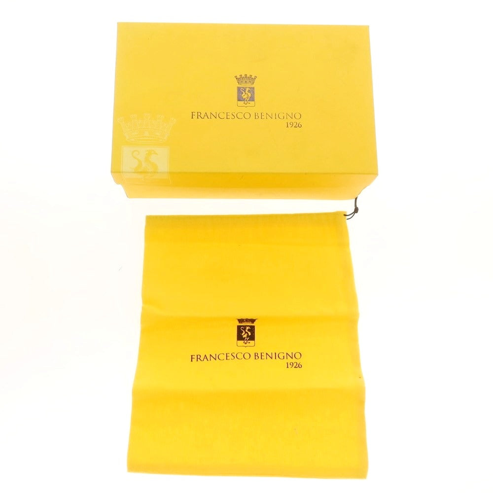 【中古】フランチェスコ ベニーニョ FRANCESCO BENIGNO Uチップ ドレスシューズ ダークブラウン【 7 】【 状態ランクA 】【 メンズ 】[EPD]