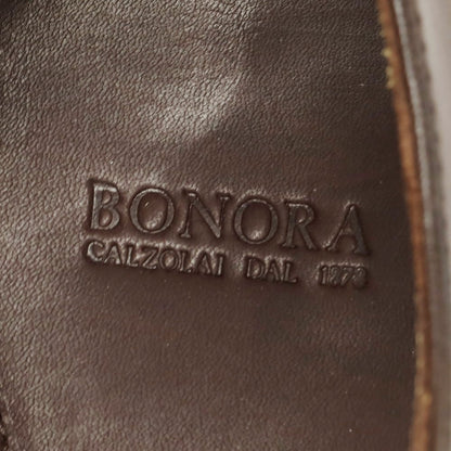 【中古】【未使用】ボノーラ BONORA ウイングチップ ドレスシューズ ブラウン【 7 】【 状態ランクS 】【 メンズ 】