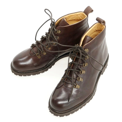 【中古】【未使用】ウィンドポート WINDPORT レザー マウンテンブーツ ダークブラウン【 39 】【 状態ランクS 】【 メンズ 】
