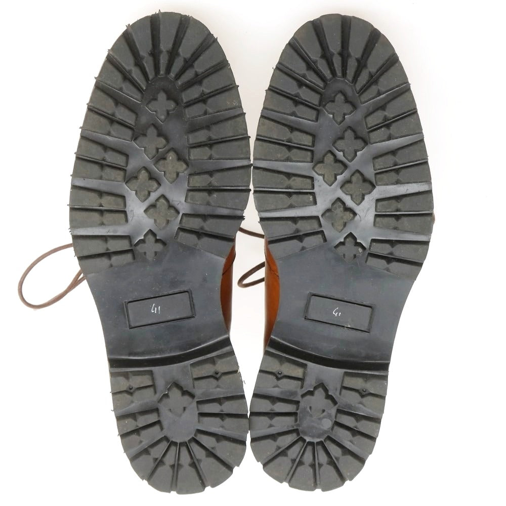 【中古】【未使用】ウィンドポート WINDPORT レザー マウンテンブーツ ブラウン【 41 】【 状態ランクS 】【 メンズ 】