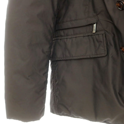 【中古】ムーレー MOORER TRAIANO ポリエステル 2WAY ダウンジャケット ダークグレイッシュブラウン【 48 】【 状態ランクC 】【 メンズ 】