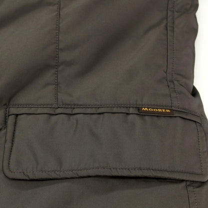 【中古】ムーレー MOORER TRAIANO ポリエステル 2WAY ダウンジャケット ダークグレイッシュブラウン【 48 】【 状態ランクC 】【 メンズ 】