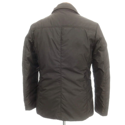 【中古】ムーレー MOORER TRAIANO ポリエステル 2WAY ダウンジャケット ダークグレイッシュブラウン【 48 】【 状態ランクC 】【 メンズ 】