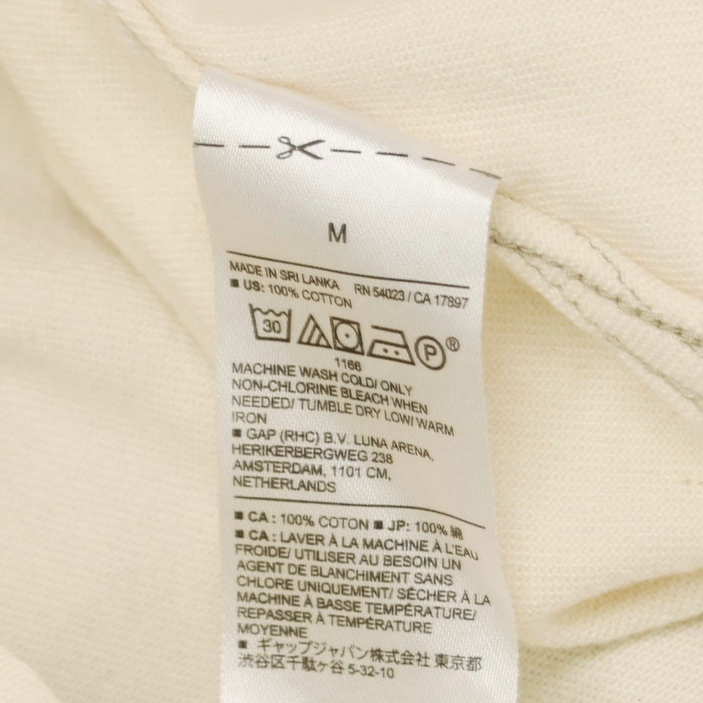 【中古】バナナリパブリック Banana Republic コットン カジュアルシャツ アイボリー【 M 】【 状態ランクB 】【 メンズ 】