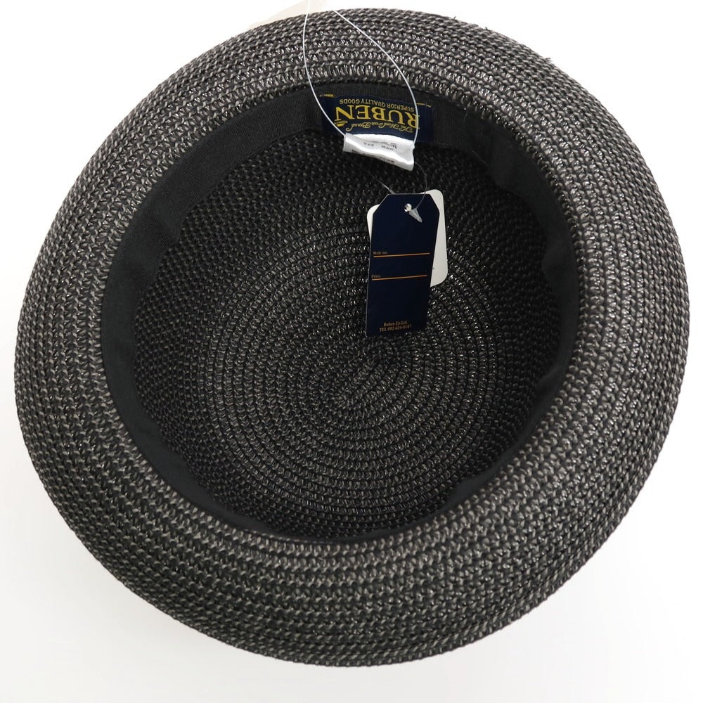 【中古】【未使用】ルーベン Ruben ペーパー ボーラーハット 帽子 グレー【サイズ58.5cm】【 状態ランクS 】【 メンズ 】