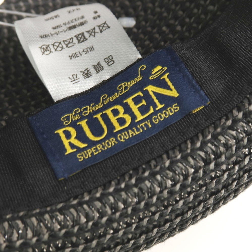 【中古】【未使用】ルーベン Ruben ペーパー ボーラーハット 帽子 グレー【サイズ58.5cm】【 状態ランクS 】【 メンズ 】