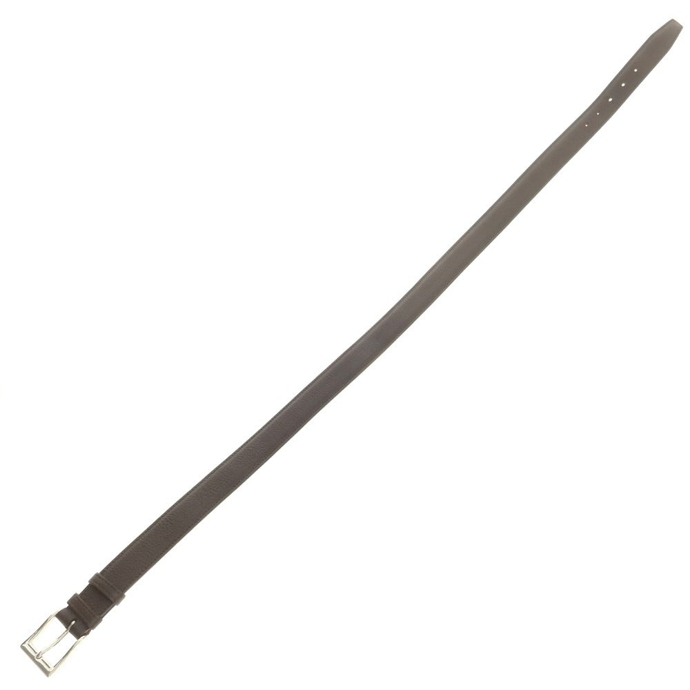 【中古】シセイ Cisei シュリンクレザー ベルト ブラウン【 85 】【 状態ランクB 】【 メンズ 】