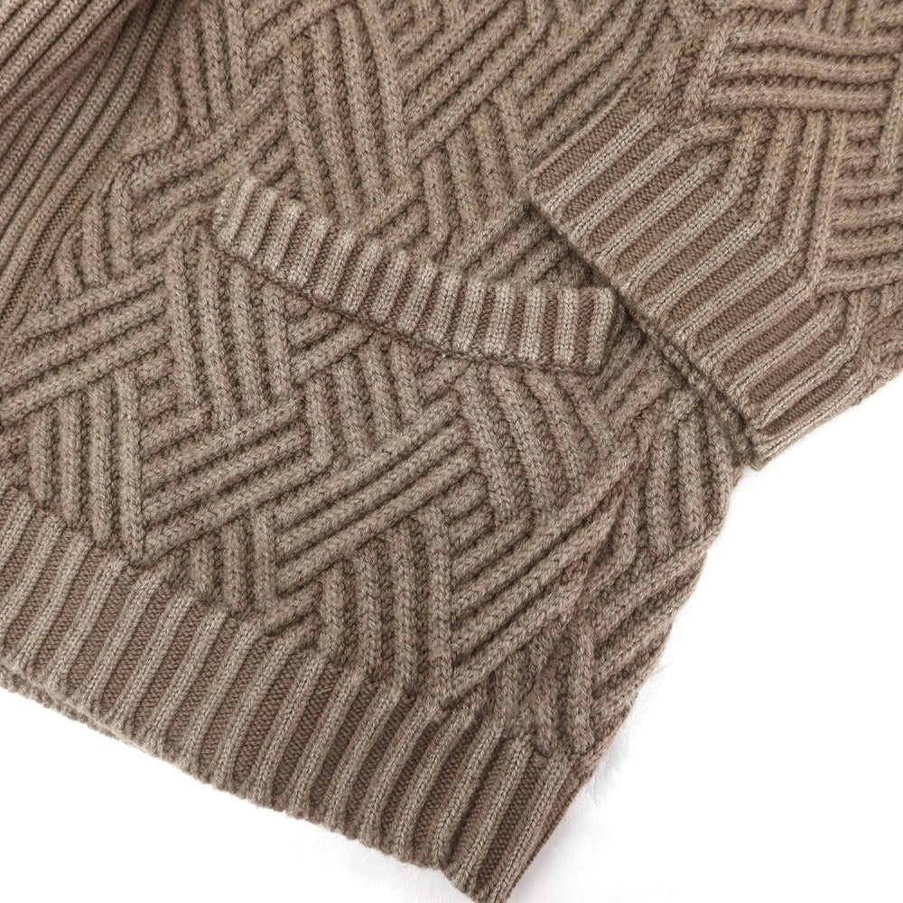 【中古】ラルディーニ LARDINI ウール ガウン型 ショールカラー カーディガン アッシュブラウン【 42 】【 状態ランクB 】【 メンズ 】