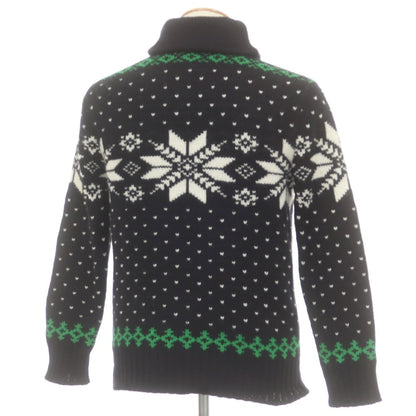 【中古】ポロ ラルフローレン Polo Ralph Lauren コットンアンゴラカシミヤ ショールカラー プルオーバーニット ブラック【 XS 】【 状態ランクC 】【 メンズ 】