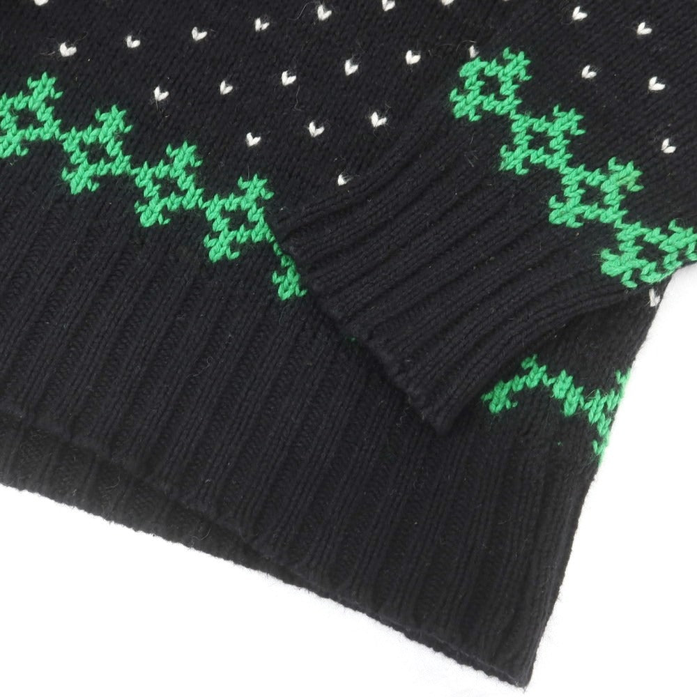 【中古】ポロ ラルフローレン Polo Ralph Lauren コットンアンゴラカシミヤ ショールカラー プルオーバーニット ブラック【 XS 】【 状態ランクC 】【 メンズ 】