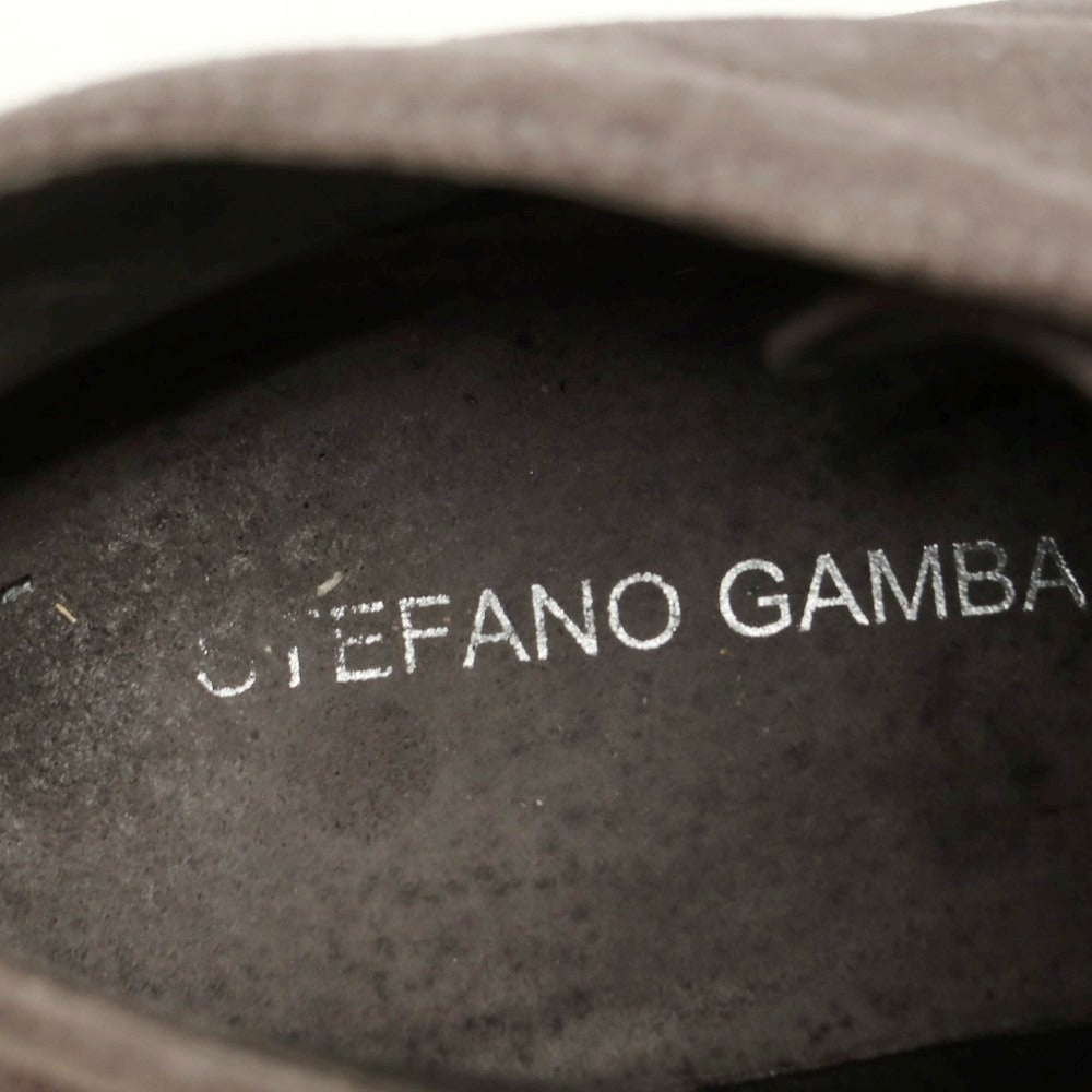 【中古】ステファノガンバ STEFANO GAMBA スエード チャッカブーツ グレー【 39 】【 状態ランクD 】【 メンズ 】[DPD]