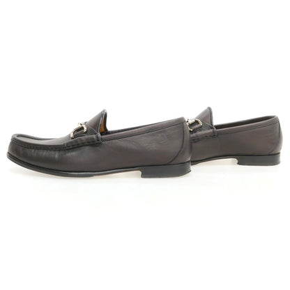 【中古】グッチ GUCCI モカシン ビットローファー ブラック系【 5 】【 状態ランクB 】【 メンズ 】