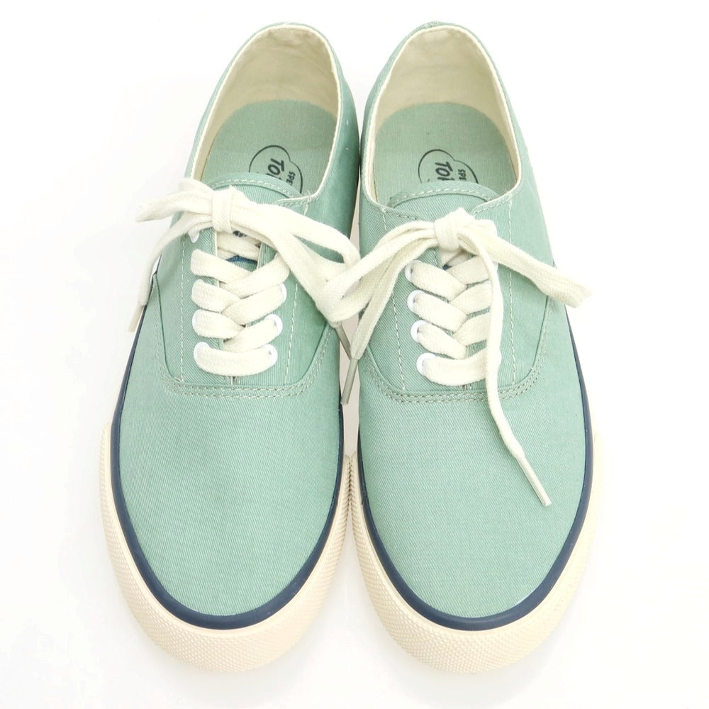 【中古】【未使用】トップサイダー TOPSIDER CLOUD CVO キャンバス スニーカー グリーン【 5 】【 状態ランクS 】【 メンズ 】