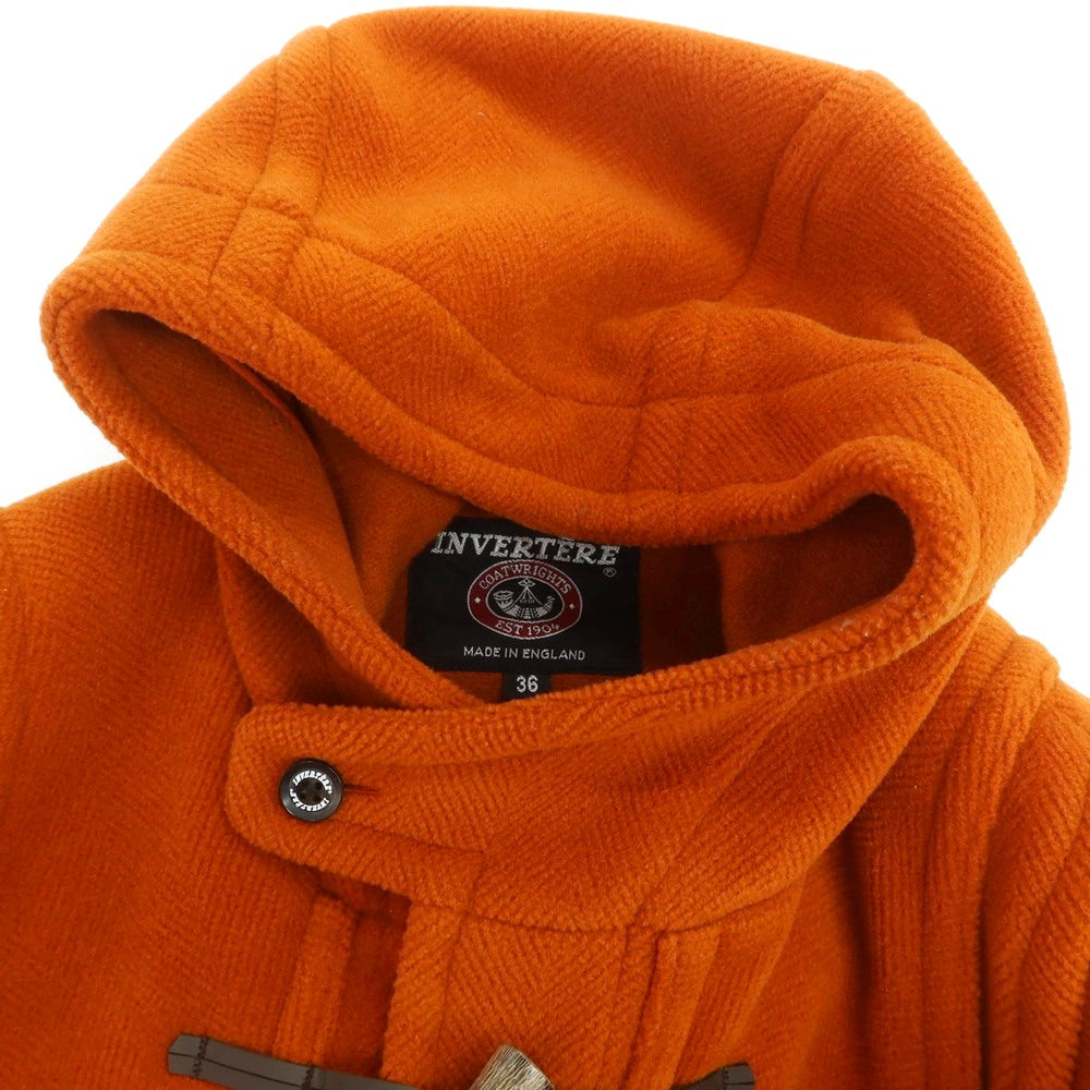 【中古】インバーティア INVERTERE ウール ダッフルコート ダークオレンジ【 36 】【 状態ランクB 】【 メンズ 】