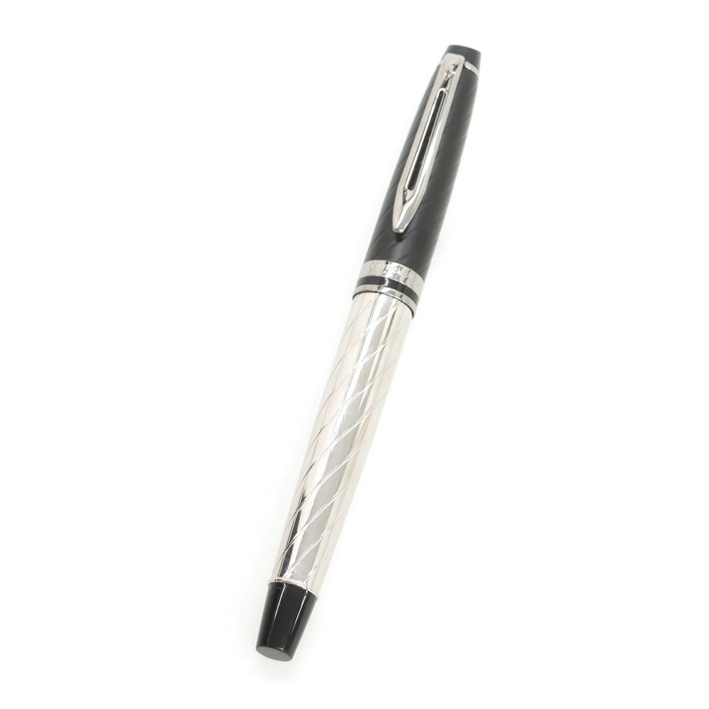 【中古】ウォーターマン WATERMAN エキスパート プレシャスBT 万年筆 ブラックxシルバー【 状態ランクA 】【 メンズ 】[CPD]