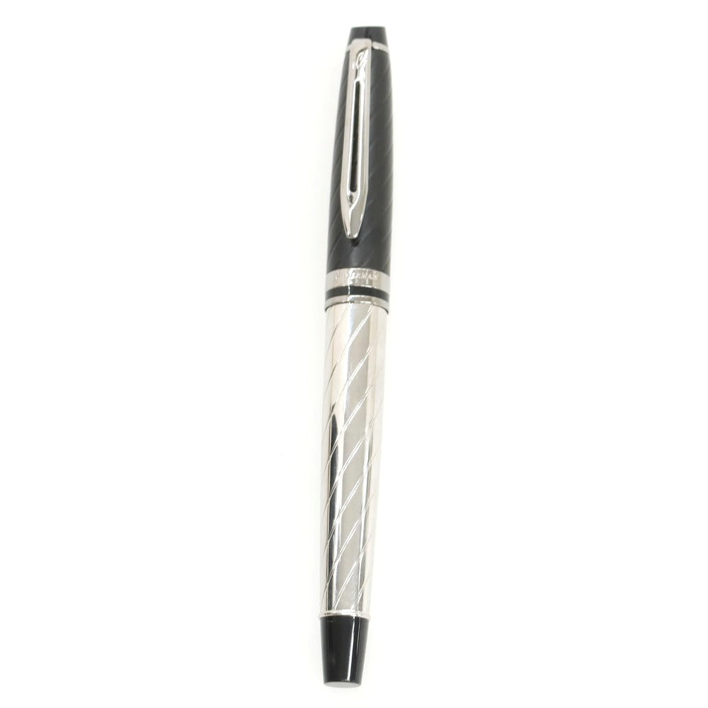 【中古】ウォーターマン WATERMAN エキスパート プレシャスBT 万年筆 ブラックxシルバー【 状態ランクA 】【 メンズ 】[CPD]