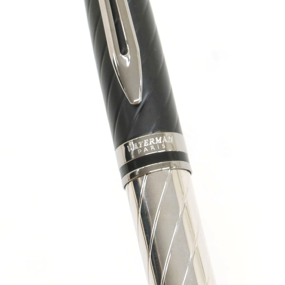 【中古】ウォーターマン WATERMAN エキスパート プレシャスBT 万年筆 ブラックxシルバー【 状態ランクA 】【 メンズ 】[CPD]