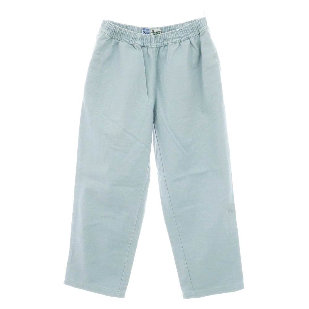 【中古】オールウェイズ ドゥ ワット ユー シュッド ドゥ ALWAYS DO WHAT YOU SHOULD DO ツイルコットン イージーパンツ ライトブルー系【 サイズS 】【 状態ランクC 】【 メンズ 】 [EPD]