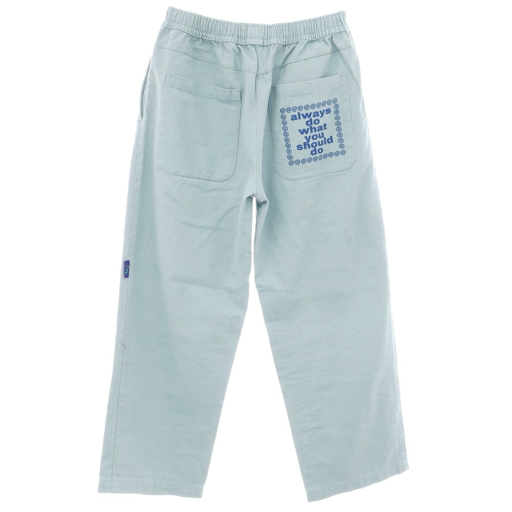 【中古】オールウェイズ ドゥ ワット ユー シュッド ドゥ ALWAYS DO WHAT YOU SHOULD DO ツイルコットン イージーパンツ ライトブルー系【 サイズS 】【 状態ランクC 】【 メンズ 】 [EPD]