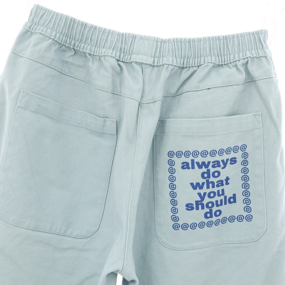 【中古】オールウェイズ ドゥ ワット ユー シュッド ドゥ ALWAYS DO WHAT YOU SHOULD DO ツイルコットン イージーパンツ ライトブルー系【 サイズS 】【 状態ランクC 】【 メンズ 】 [EPD]