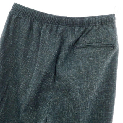【中古】セラードアー CellarDoor ウールリネン イージースラックスパンツ グレーxブルー【 46 】【 状態ランクB 】【 メンズ 】