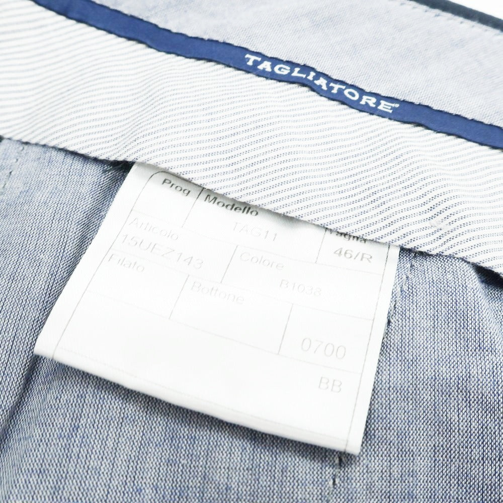 【中古】タリアトーレ TAGLIATORE ウール ドレススラックスパンツ ネイビー【サイズ46】【 状態ランクB 】【 メンズ 】 [EPD]