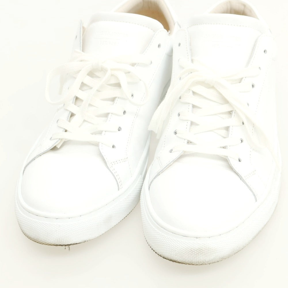 【中古】ジャック アンド ジョーンズ jack and jones レザー スニーカー ホワイト【 43 】【 状態ランクB 】【 メンズ 】