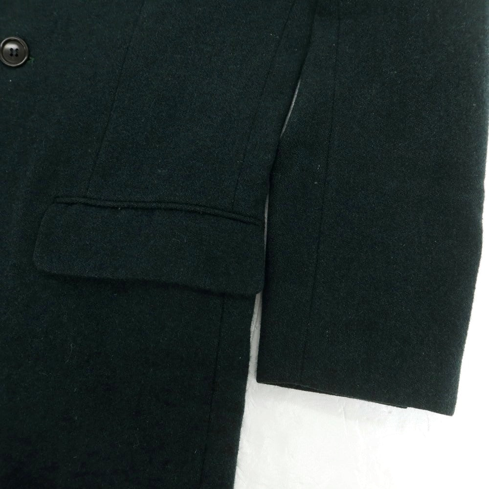 【中古】シップスジェットブルー SHIPS JET BLUE ウールポリエステル チェスターフィールドコート ダークグリーン【 S 】【 状態ランクC 】【 メンズ 】