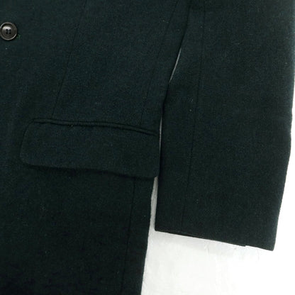 【中古】シップスジェットブルー SHIPS JET BLUE ウールポリエステル チェスターフィールドコート ダークグリーン【 S 】【 状態ランクC 】【 メンズ 】