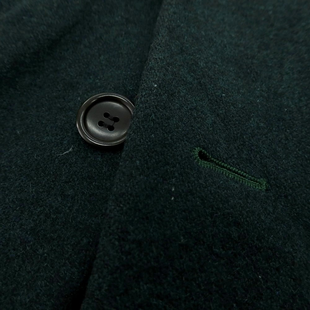 【中古】シップスジェットブルー SHIPS JET BLUE ウールポリエステル チェスターフィールドコート ダークグリーン【 S 】【 状態ランクC 】【 メンズ 】