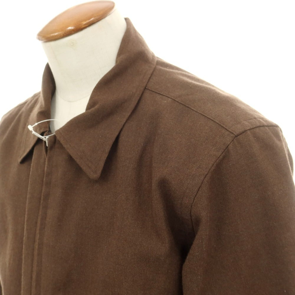 【中古】マーガレットハウエル MARGARET HOWELL ウールコットン ドリズラージャケット ブラウン【 M 】【 状態ランクC 】【 メンズ 】