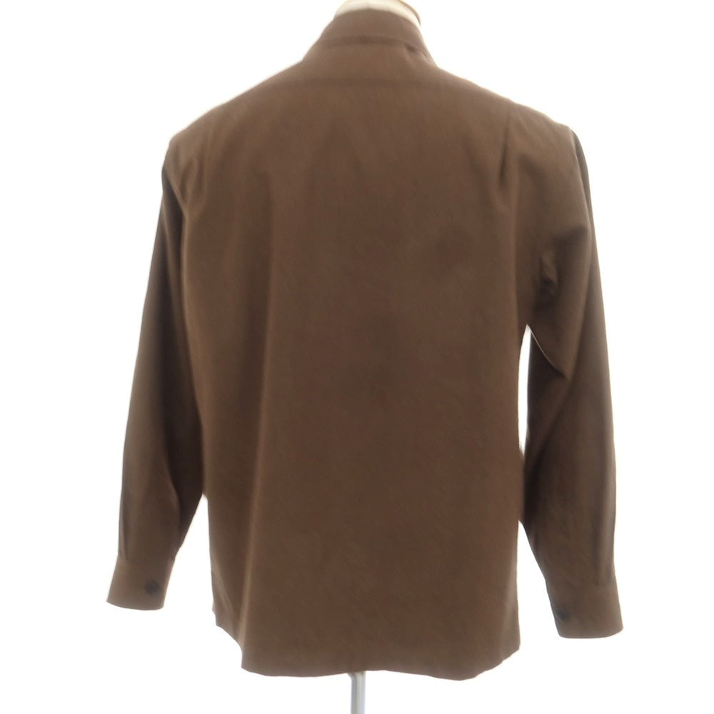 【中古】マーガレットハウエル MARGARET HOWELL ウールコットン ドリズラージャケット ブラウン【 M 】【 状態ランクC 】【 メンズ 】